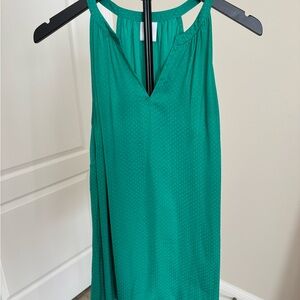 CAbi Green Sleeveless Top